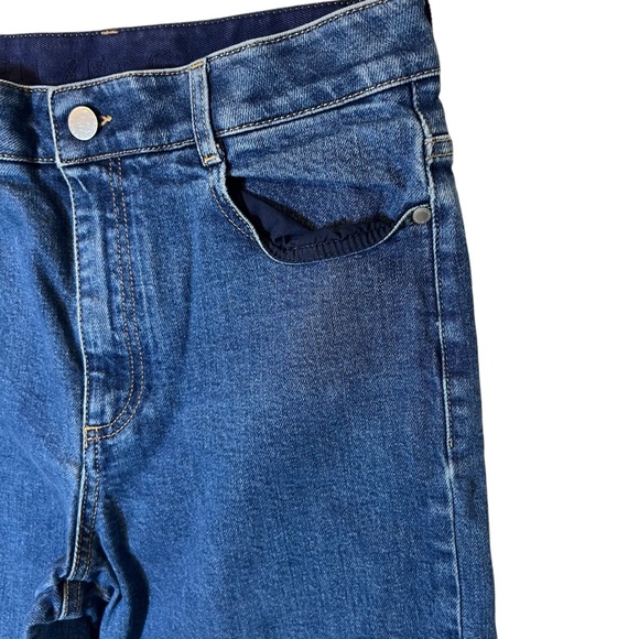 Stella McCartney Women’s Jeans Wide Leg Size 29 Darker Medium Wash - Picture 3 of 12